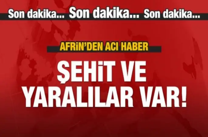 Şehit ve yaralılar var!