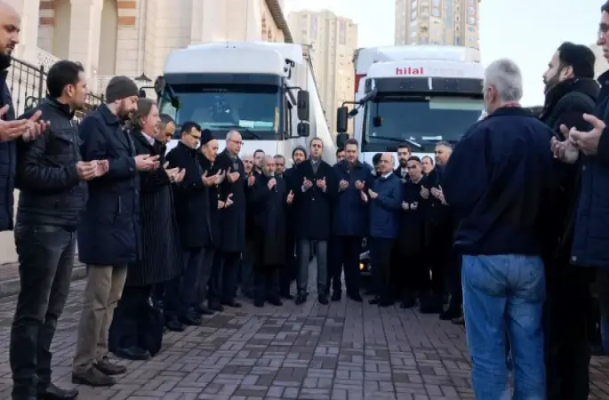 Küçükçekmece Müftülüğünden Elazığ'a yardım eli