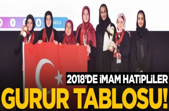 İmam Hatipliler 2018'de göğsümüzü kabarttı