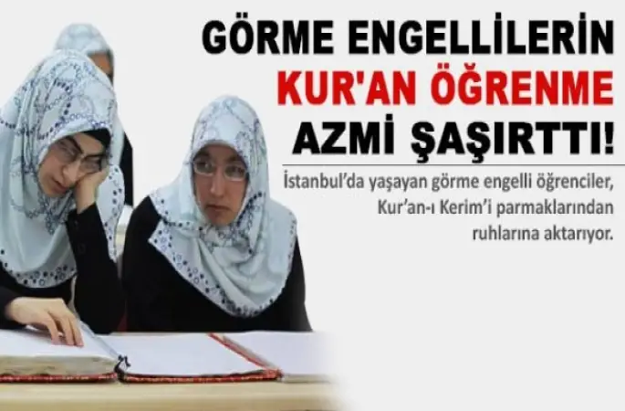 Görme Engellilerin Azmi Şaşırttı!
