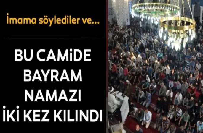 Iğdır'daki camide bayram namazı iki kez kılındı