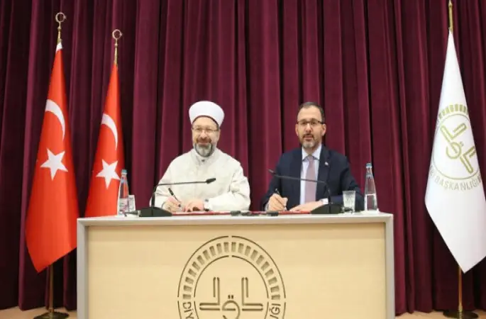 Gençlik ve Spor Bakanlığına bağlı kurumlarda gençlere manevi danışmanlık ve din hizmeti sunulacak