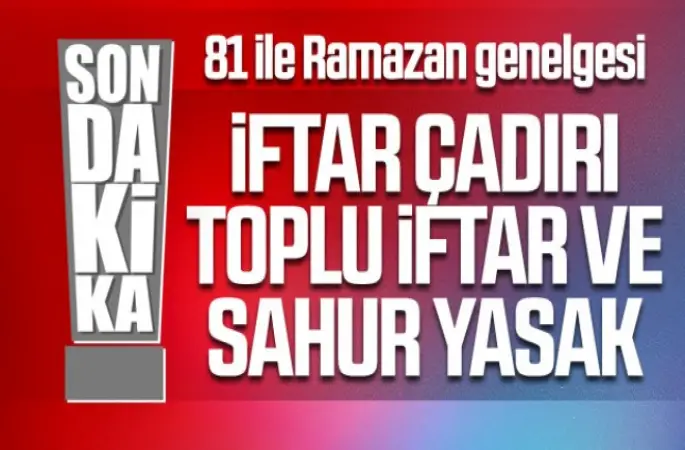 İçişleri Bakanlığı'ndan Ramazan'da koronavirüs önlemleri