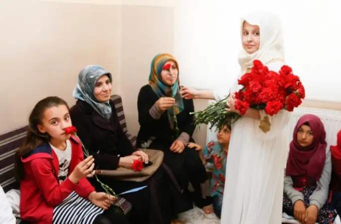 Minik öğrencilerden Kutlu Doğum etkinliği