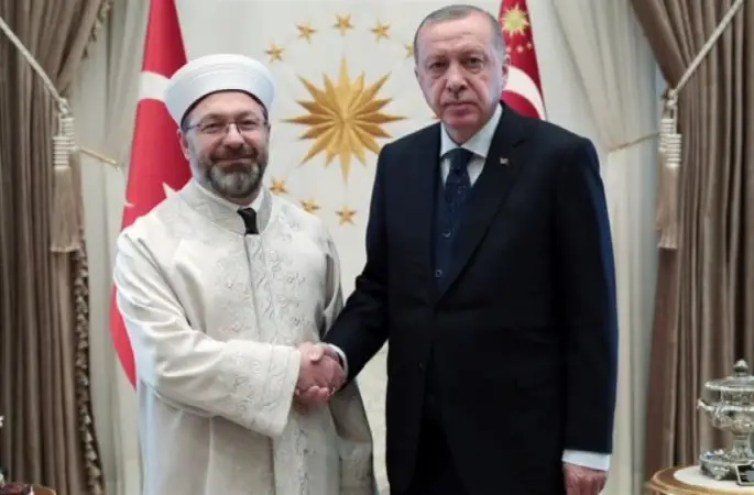 Cumhurbaşkanı Erdoğan, Diyanet İşleri Başkanı Erbaş'ı Kabul Edecek