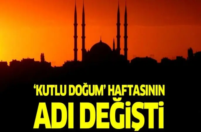 Kutlu Doğum Haftası Yönetmeliği Değişti