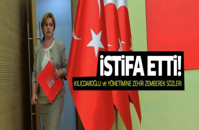 CHP'de sürpriz istifa!