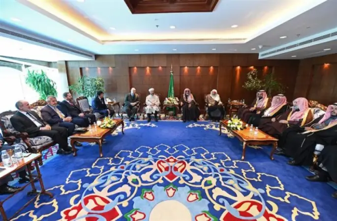 Erbaş, İslam İşleri, Davet ve İrşat Bakanı Al Şeyh ile bir araya geldi