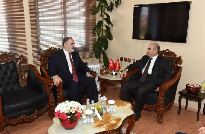 Adana’ya Yeni Atanan İl Müftüsü Hasan Çınar’dan Vali Demirtaş’a Ziyaret