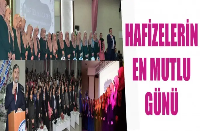 Bozüyük 16 Hafızeye icazet programı düzenlendi.