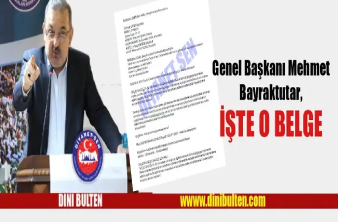 Başkan Bayraktutar, İşte o belge