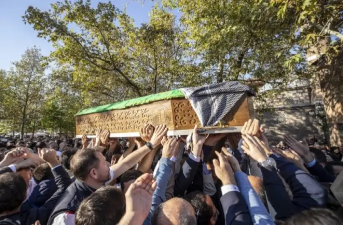 Kudüs Şairi Nuri Pakdil, Ankara'da toprağa verildi.