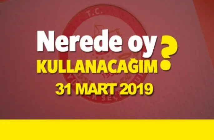 Nerede oy kullanacağım? 2019 YSK seçmen sorgulama ekranı