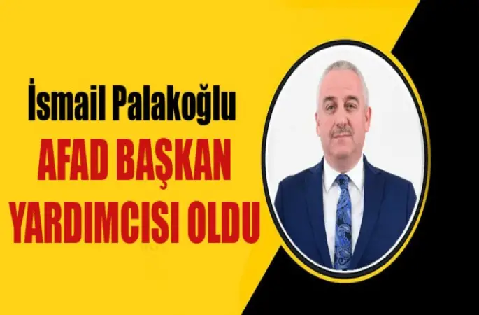 İsmail Palakoğlu, AFAD Başkan Yardımcısı oldu