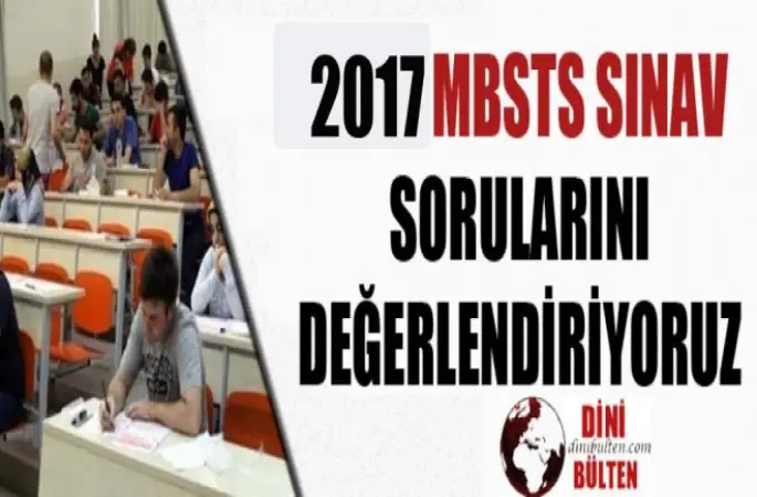 2017 MBSTS Sınavı soru ve cevapları
