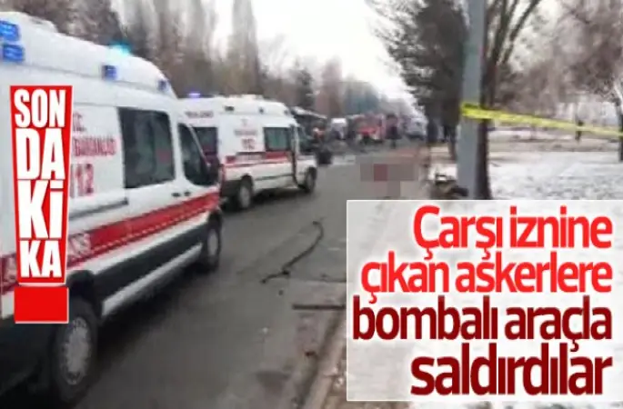 Kayseri Erciyes Üniversitesi önünde bombalı saldırı