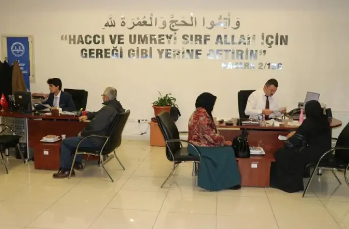 Allah'ın Misafiri olmak istiyenler Müftülüğe Koştu