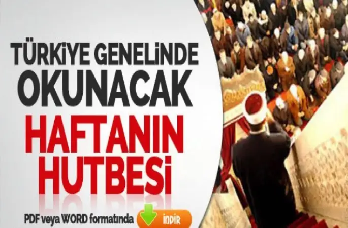 Diyanet Hutbesi,Kur’an Ayında Kur’an’la Buluşalım