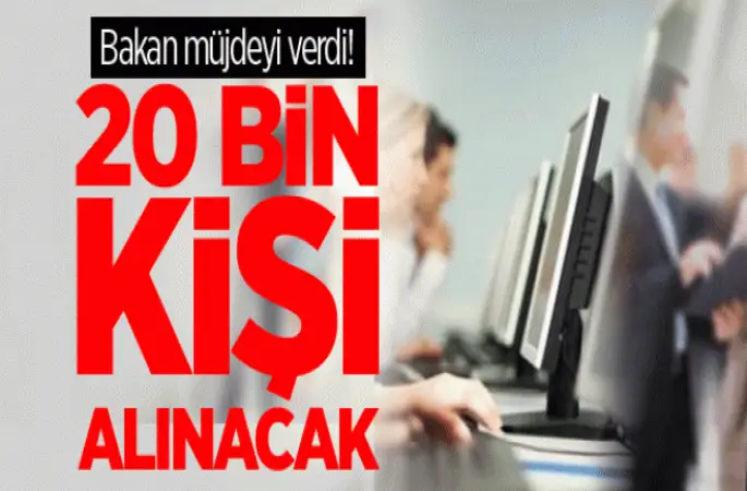 20 bin  Sağlık personel alınacak!