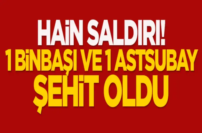 1 binbaşı, 1 astsubay şehit