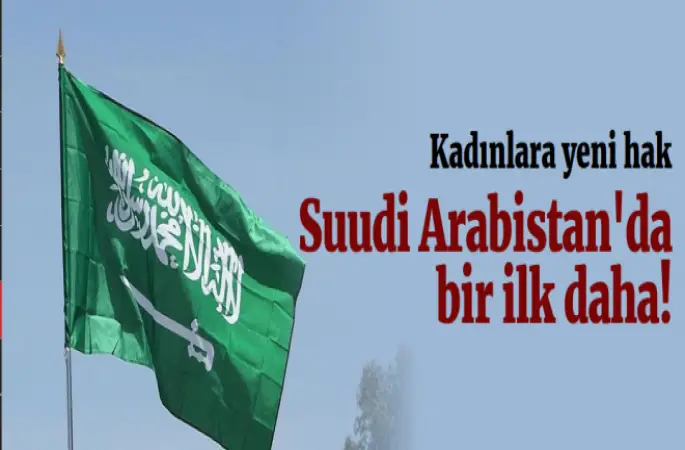 Arabistan'da Kadınların kamyon ve motosiklet sürmesine izin verildi.