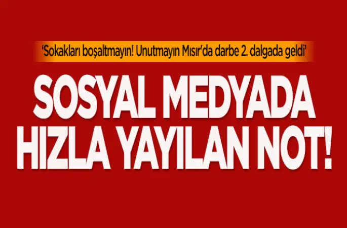 Sosyal medyada sokakların boşaltılmaması çağrısı yapılıyor.
