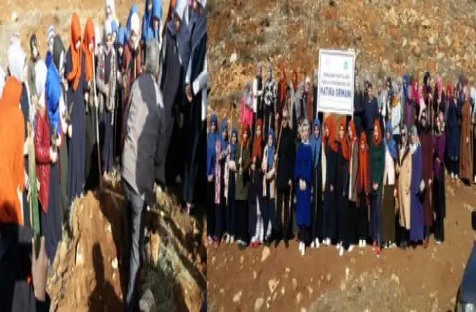 Onikişubat’ta Genç Gönüllüler Fidan Dikti