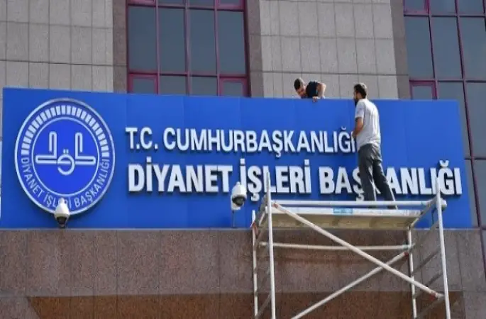 Diyanet'in Tabelası Değişti