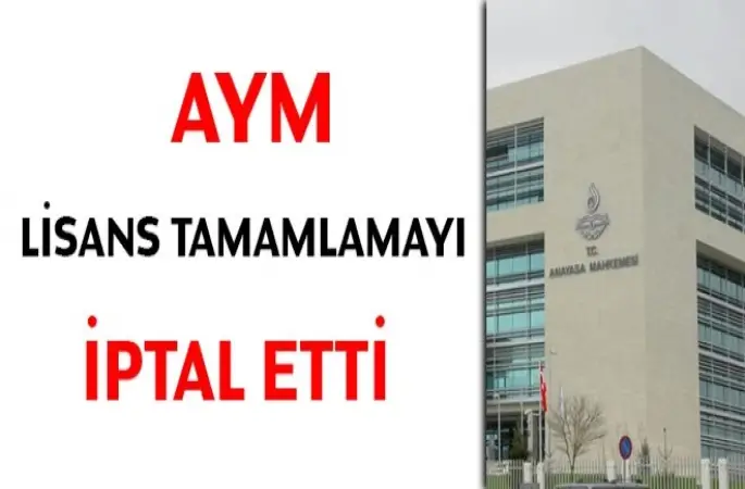 Anayasa Mahkemesiden ilahiyat önlisans mezunlarına kötü haber