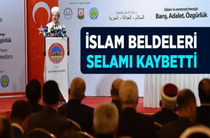 Görmez,Adalet barışın teminatıdır