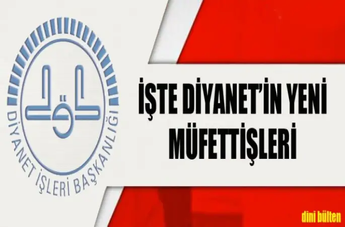 Diyanet’in Yeni Müfettiş Yardımcıları