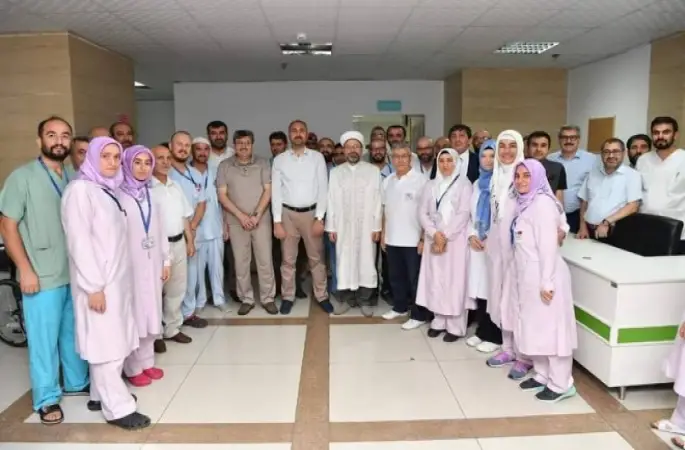 Diyanet Mekke Hastanesi’nde bayramlaşma