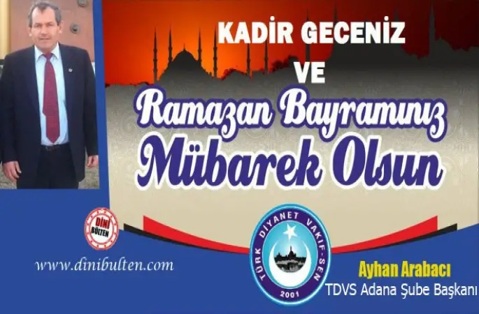 Türk Diyanet Vakıf Sen, Kadir Gecesini ve Bayramı Kutladı