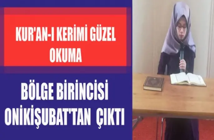 Bölge Birincisi Onikişubat'tan Çıktı