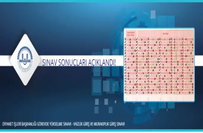 Diyanet  Görevde Yükselme Sınav  Sonuçları Açıklandı!