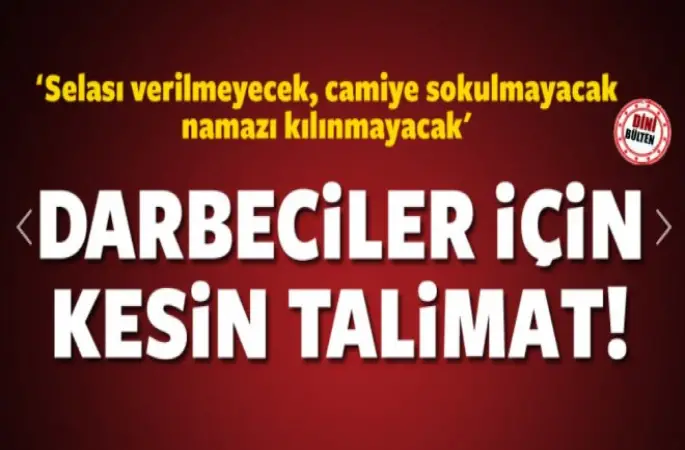 Müftüden Kolukısaoğlu,darbeciler için kesin talimat!