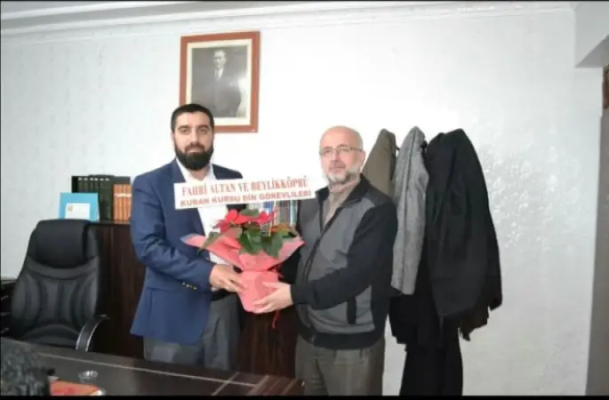Kur'an Kursu Görevlilerinden Müftü Güler'e Hayırlı Olsun Ziyareti