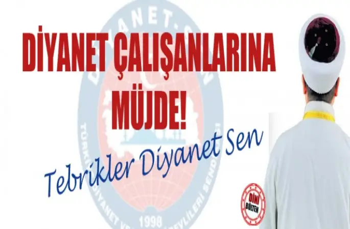 Diyanet Çalışanlarına Müjde!