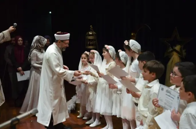 Erbaş, Bed-i Besmele Törenine katıldı