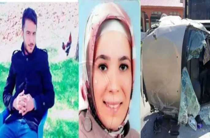 Müftülük Memuru  Dilmaç, Trafik Kazası Geçirdi.Öğretmen eşi öldü. Çocuğu ve kardeşi yaralı