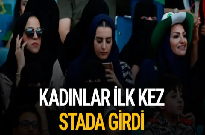 Arabistanlı Kadınların Stadyum Mutluluğu