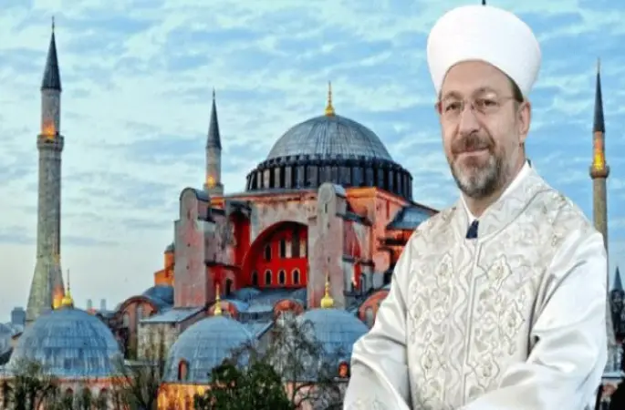 Diyanet İşleri Başkanı Erbaş'ın Ayasofya davetiyesi ortaya çıktı...