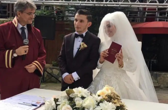 Sarıyer'de Camiler ve Din Görevlileri Haftasina yakışan Nikâh....