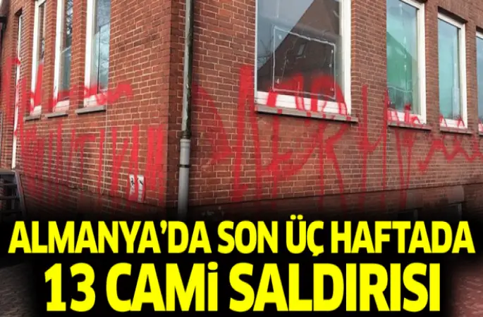 Almanya'da son üç haftada 13 cami saldırısı