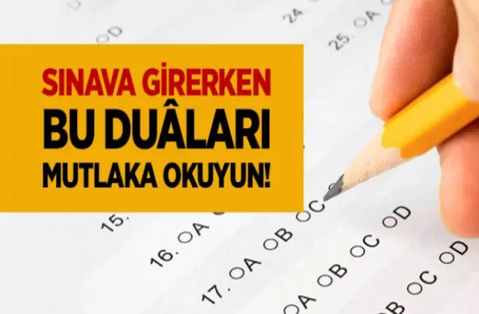 Sınavdan Önce Okunacak Dualar
