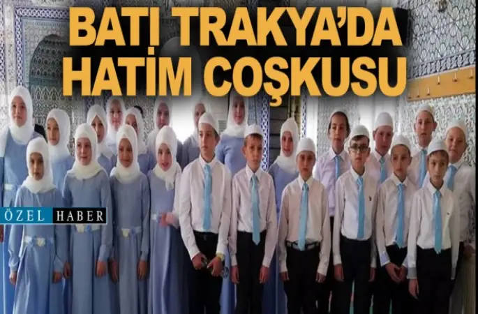 Batı Trakya’da hatim coşkusu