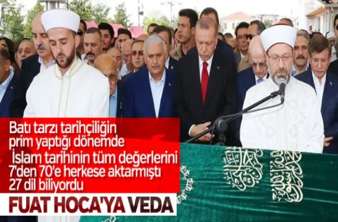 Prof. Dr. Fuat Sezgin son yolculuğuna  dualarla uğurlandı