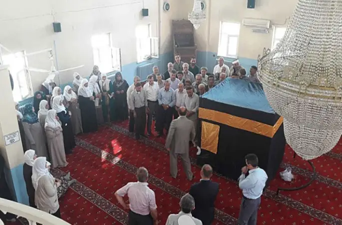 Hakkari'de hacı adayları duygu dolu anlar yaşadı