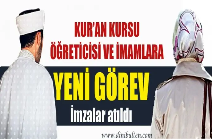 Kur’an Kursu Öğreticisi Ve İmamlara Yeni Görev