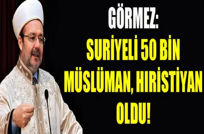Suriyeli 50 bin Müslüman, Hıristiyan oldu!